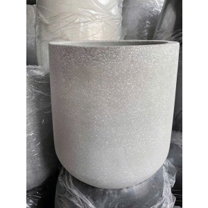 Chậu xi măng đá mài bom xám