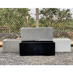 Chậu xi măng đá mài 40x80 cm